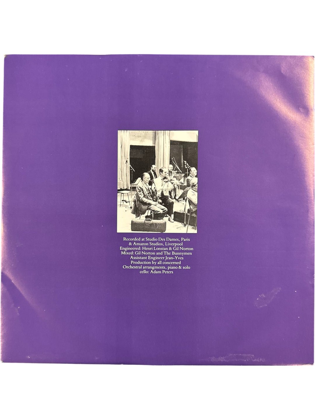 Echo & The Bunnymen Ocean Rain Vinyl Record - Think Vintage Online Ltd