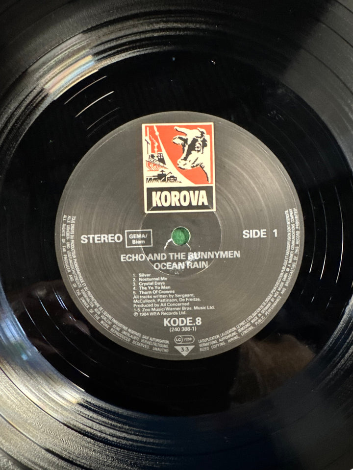 Echo & The Bunnymen Ocean Rain Vinyl Record - Think Vintage Online Ltd