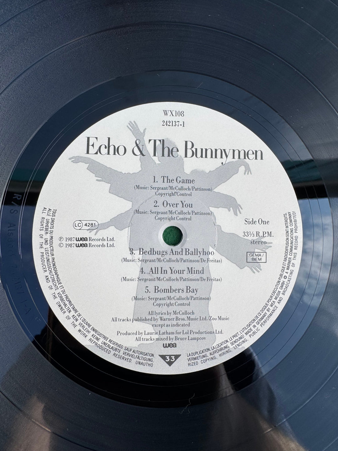 Echo & The Bunnymen Self-Titled LP Record - Think Vintage