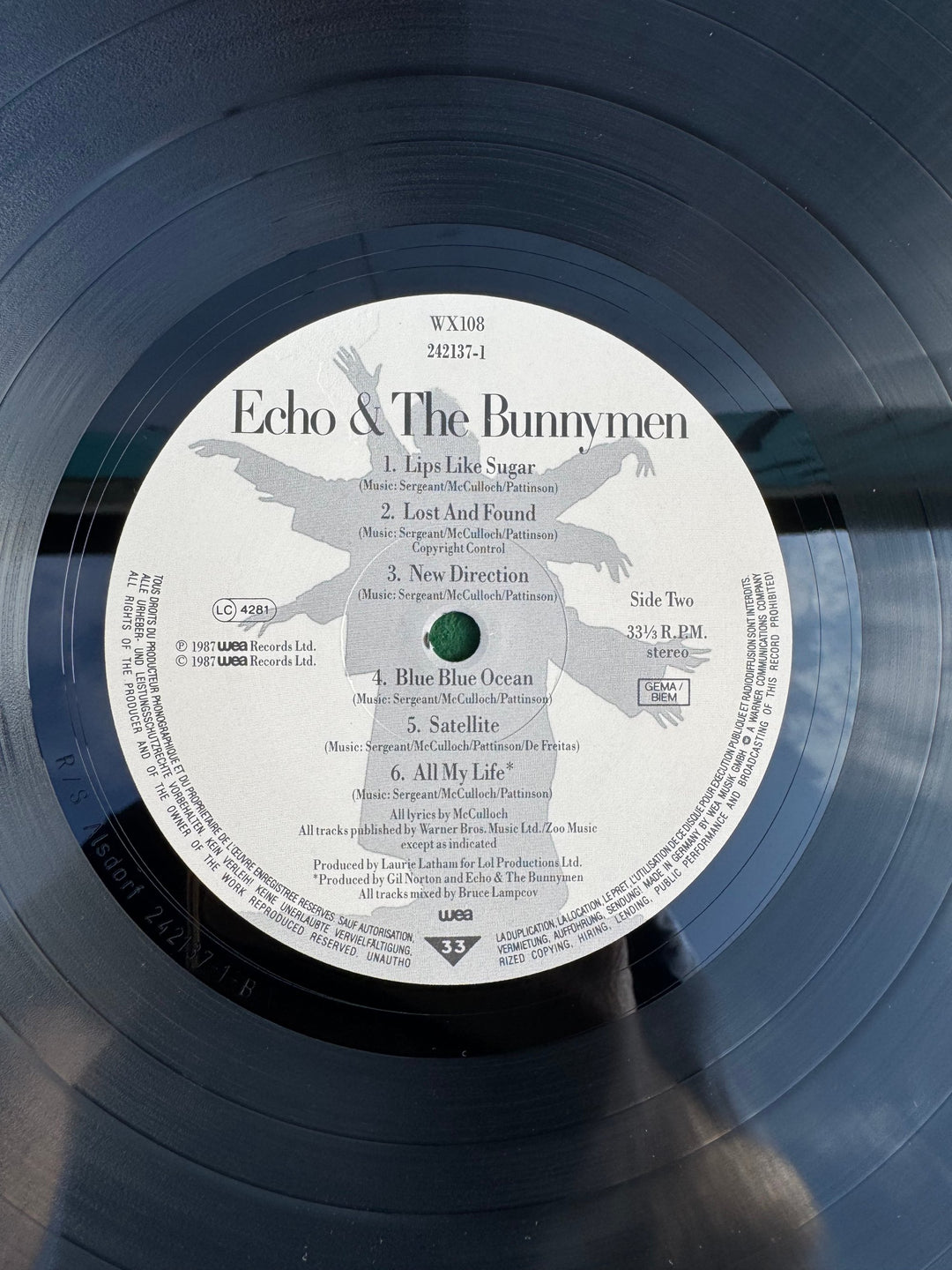 Echo & The Bunnymen Self-Titled LP Record - Think Vintage