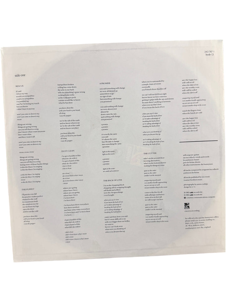 Echo & The Bunnymen Songs To Learn And Sing Vinyl - Think Vintage