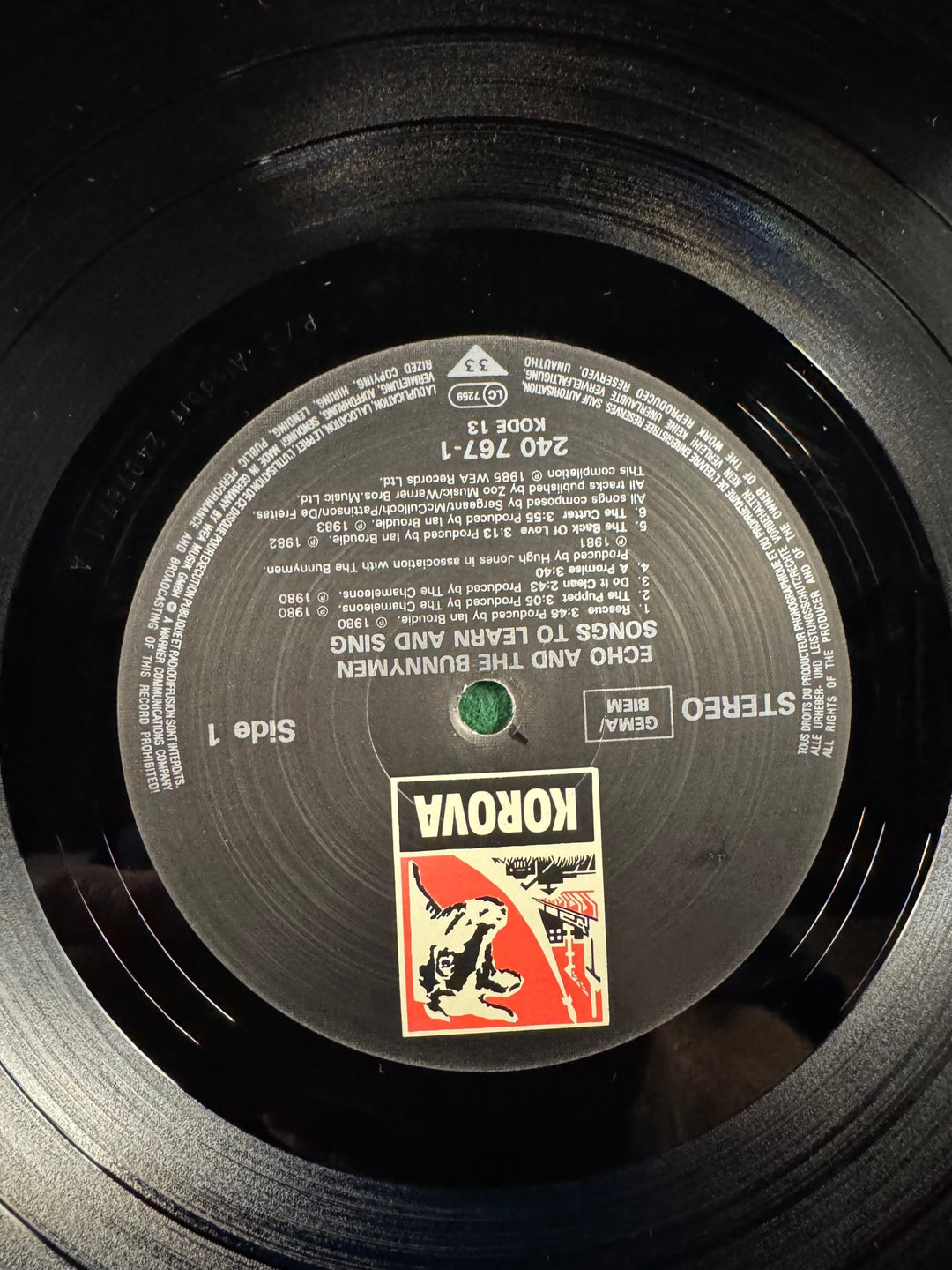 Echo & The Bunnymen Songs To Learn And Sing Vinyl - Think Vintage