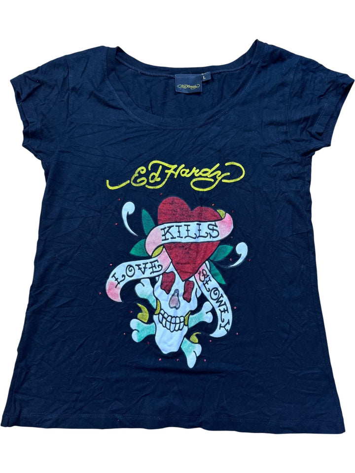 Ed Hardy 'Love Kills Slowly' T-Shirt - S