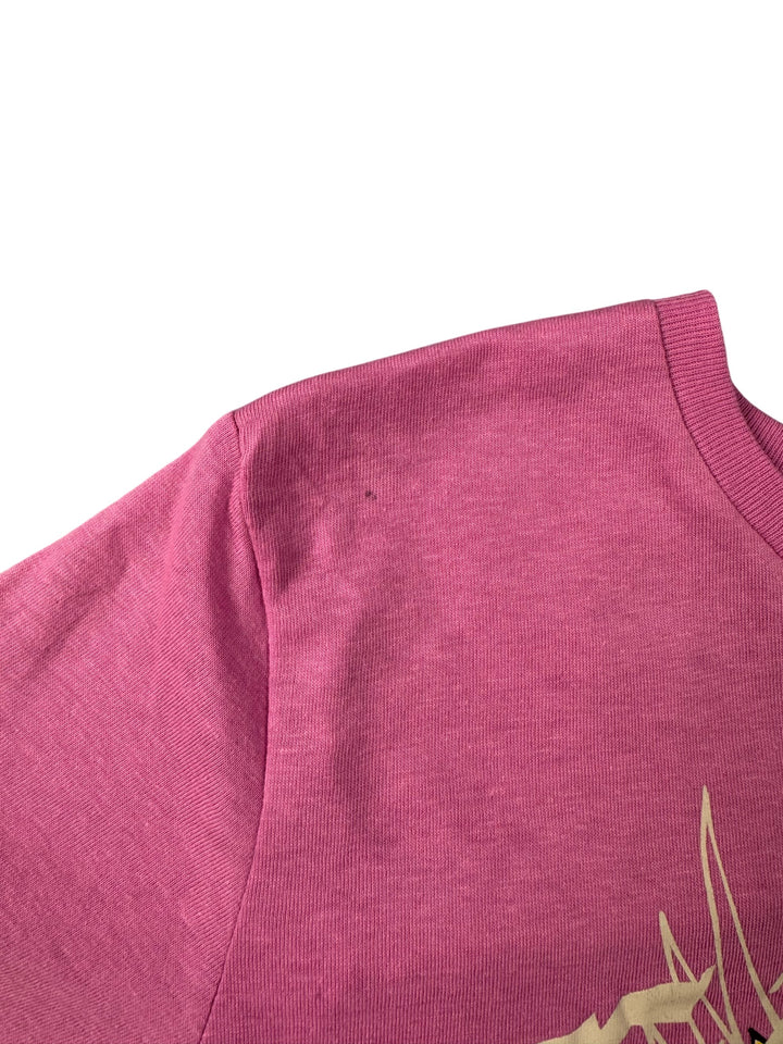 Ed Hardy Pink Tattoo Graphic T-Shirt - S - Think Vintage