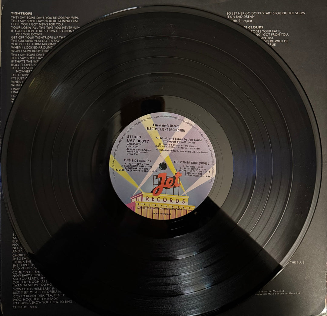 Electric Light Orchestra A New World Record Vinyl - Good - Think Vintage ltd