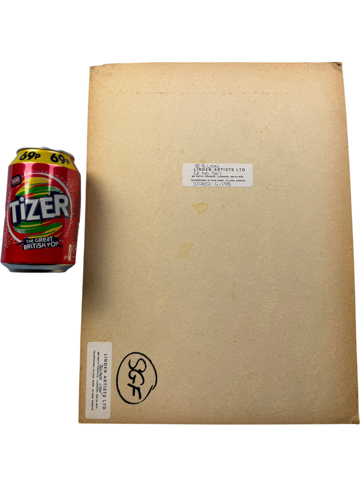 Elephant and Baby Illustration Art - Think Vintage Online Ltd