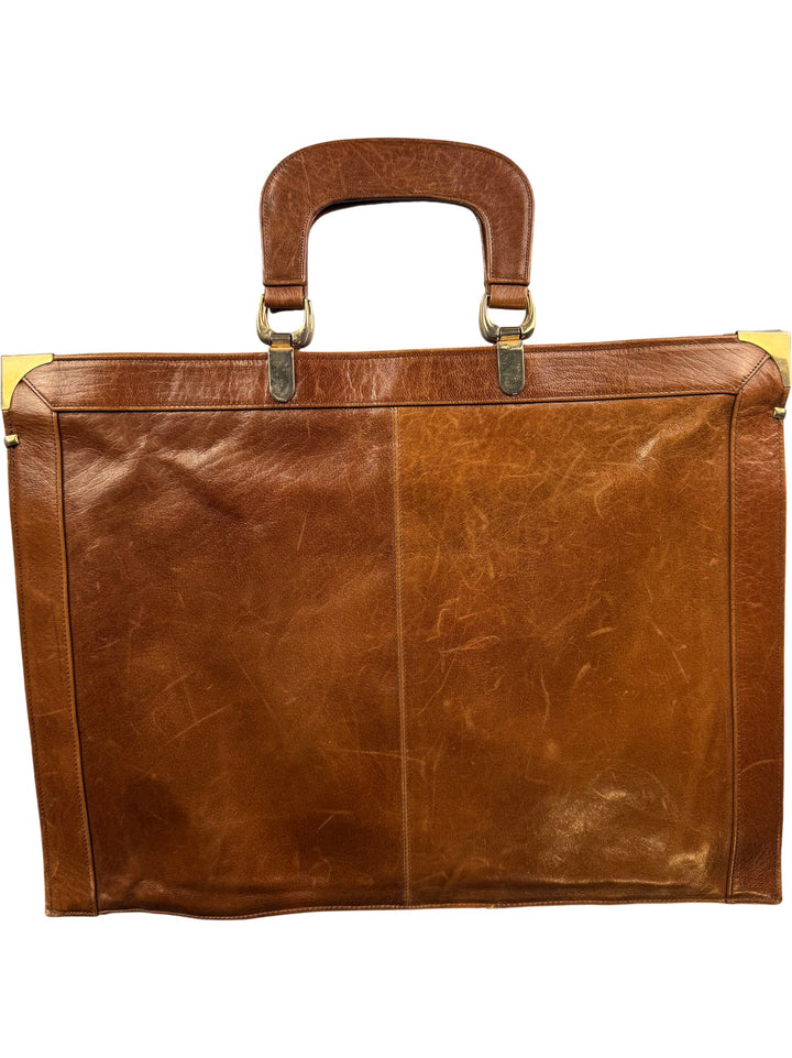 Elgee Genuine Leather Briefcase - Think Vintage ltd