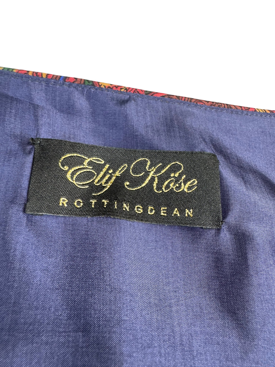 Elif Kose Paisley Dress - M - Think Vintage Online Ltd