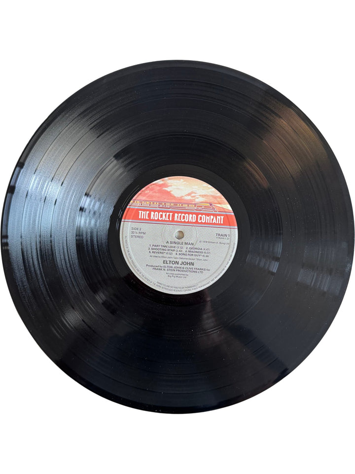 Elton John A Single Man Vinyl Record - Good - Think Vintage ltd