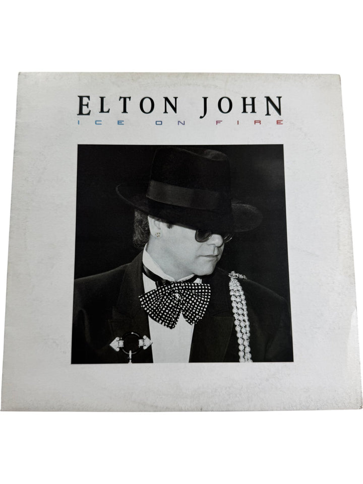 Elton John Ice On Fire Vinyl Album - Good+