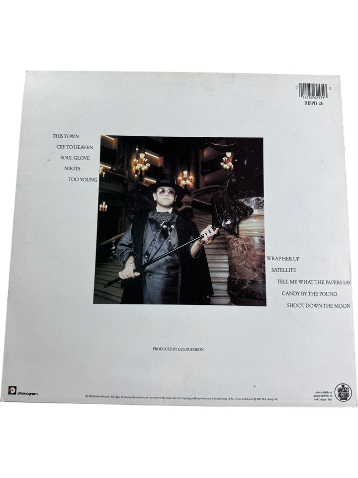 Elton John Ice On Fire Vinyl Album - Good+
