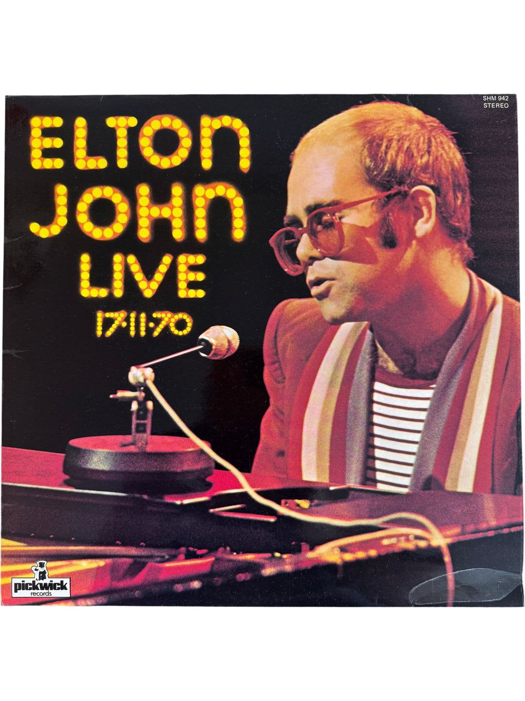 Elton John Live Album 1971 Pickwick Records - Fair - Think Vintage ltd