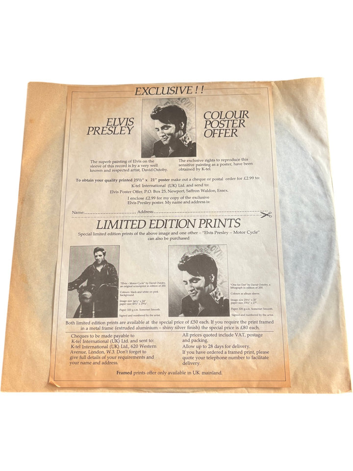 Elvis Presley Inspirations Vinyl Record - Fair