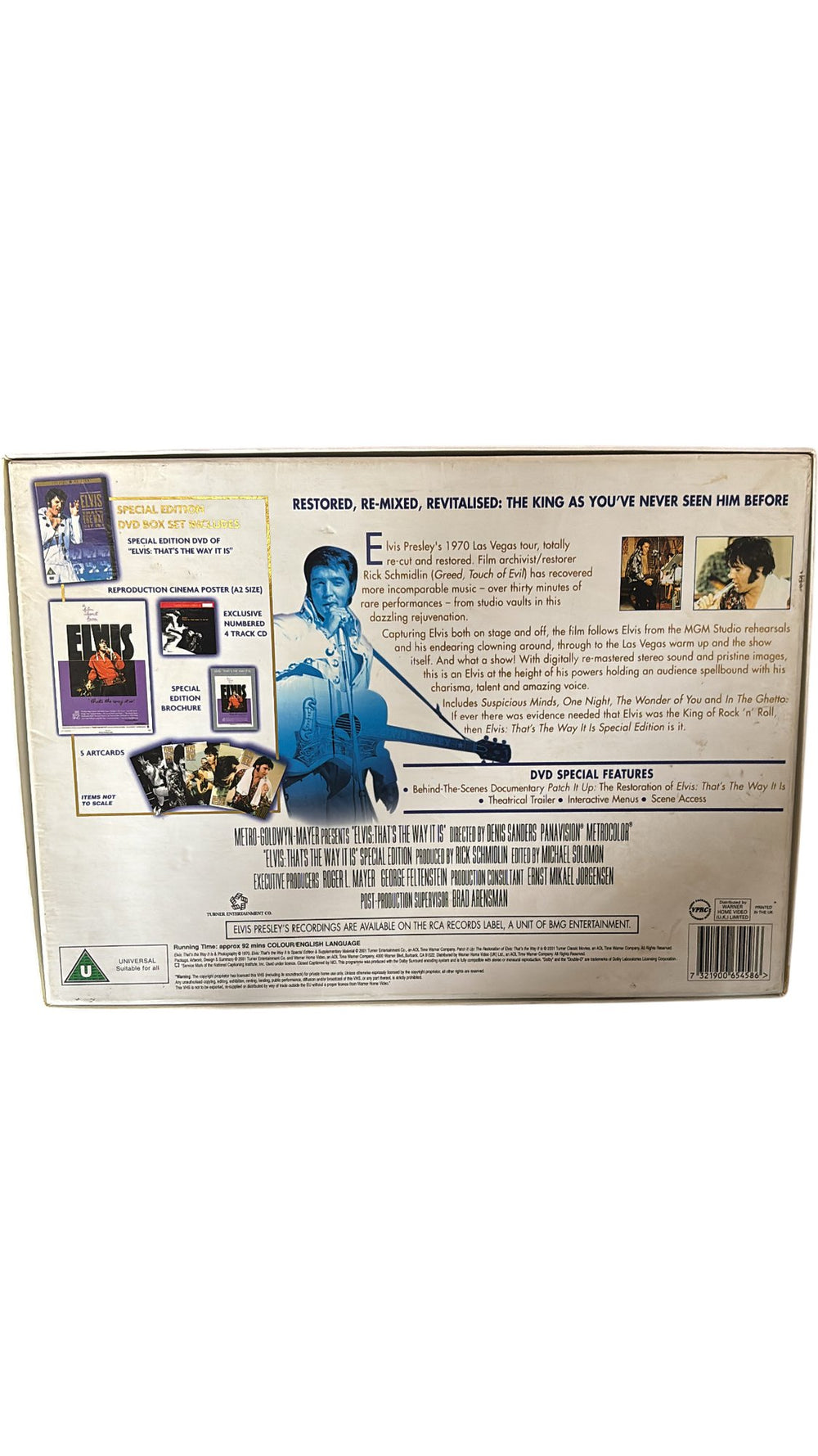 Elvis That's The Way It Is Special Edition DVD Box Set - Think Vintage ltd