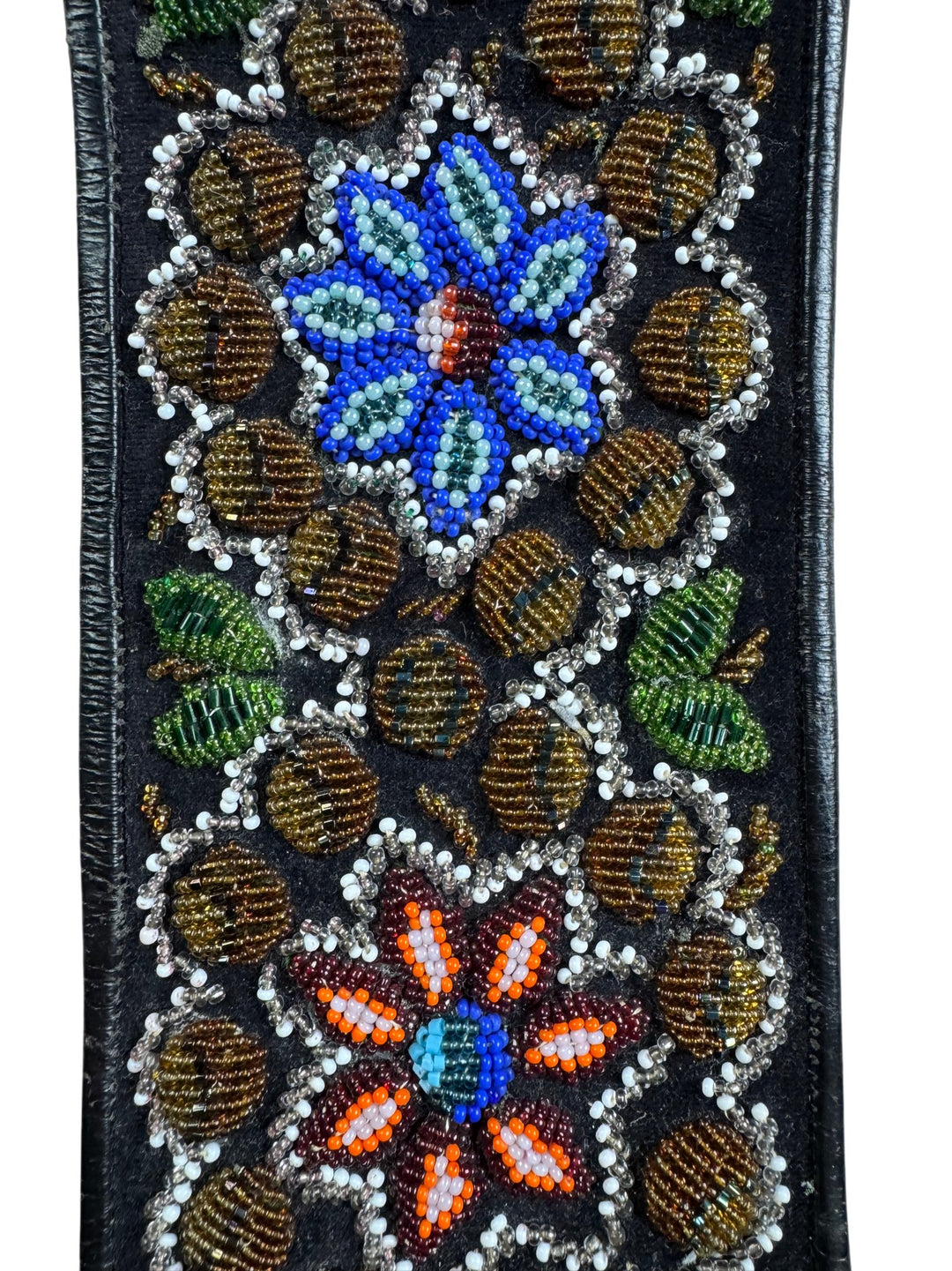Embroidered Beaded Belt - W30-34