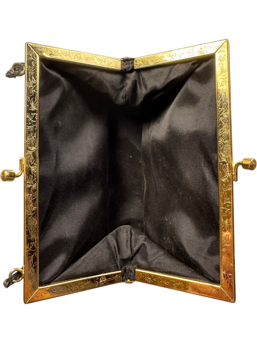 Embroidered Frame Handle Bag - Think Vintage Online Ltd