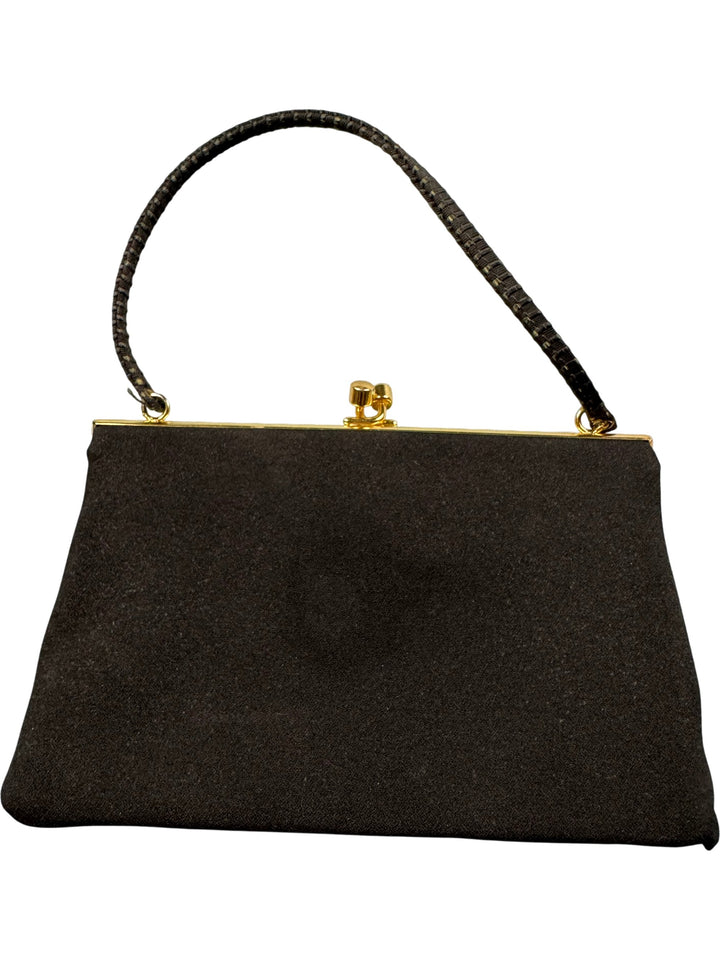 Embroidered Frame Handle Bag - Think Vintage ltd