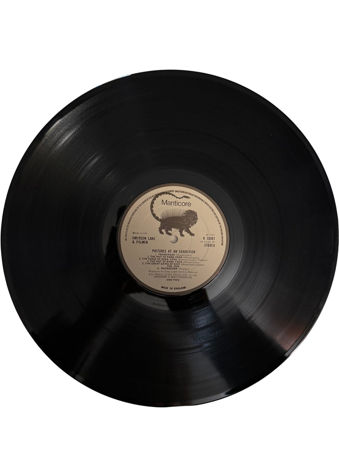 Emerson Lake & Palmer Pictures At An Exhibition Vinyl - Good - Think Vintage ltd