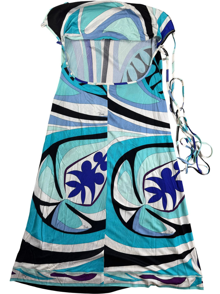 Emilio Pucci Multicolor Silk Dress - XS - Think Vintage ltd
