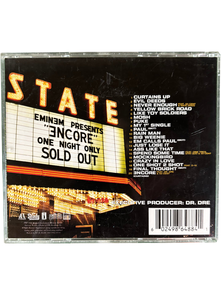 Eminem Encore Album CD Featuring Just Lose It Mosh Like Toy Soldiers - Think Vintage