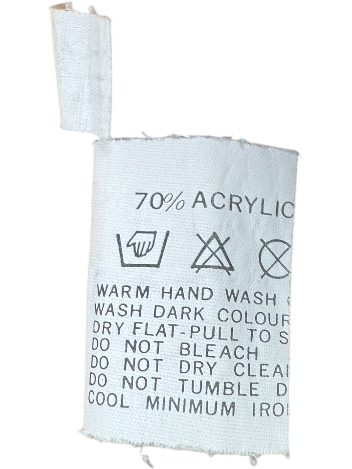 Emreco Colourful Patchwork Knit Sweater - M - Think Vintage