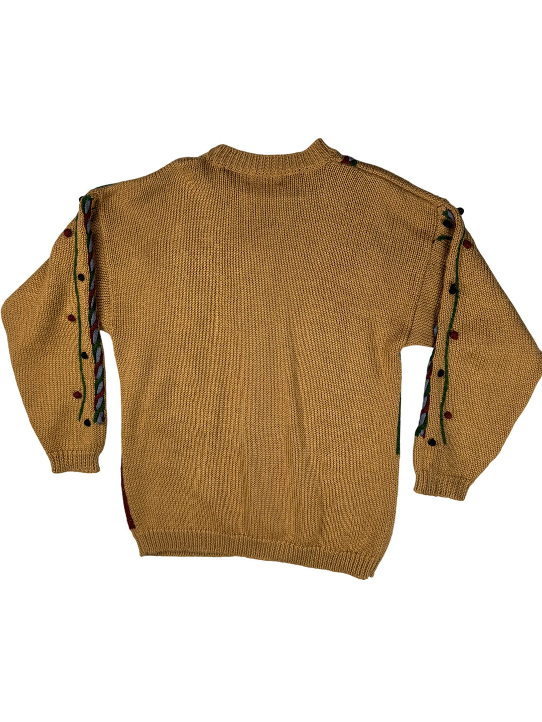 Emreco Colourful Patchwork Knit Sweater - M - Think Vintage Online Ltd