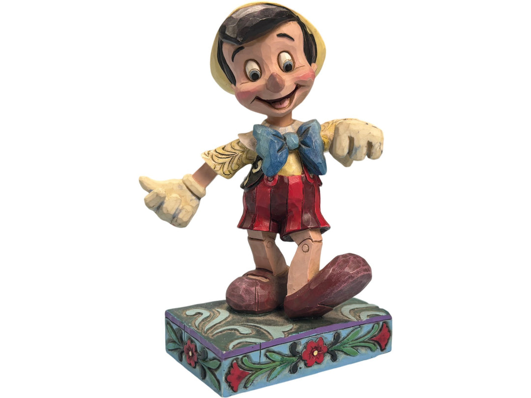 Enesco Disney Traditions Pinocchio Lively Step Figurine 4010027 Collectable - Think Vintage