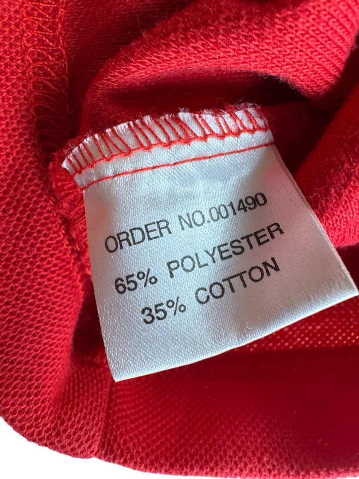 England Lions Red Polo Shirt - S - Think Vintage ltd