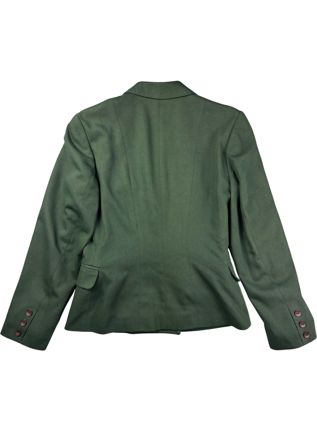 Equation Green Double Breasted Suit - W26 - Think Vintage ltd