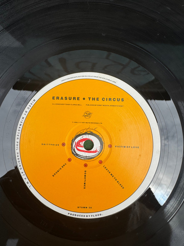 Erasure The Circus Vinyl Record - Think Vintage