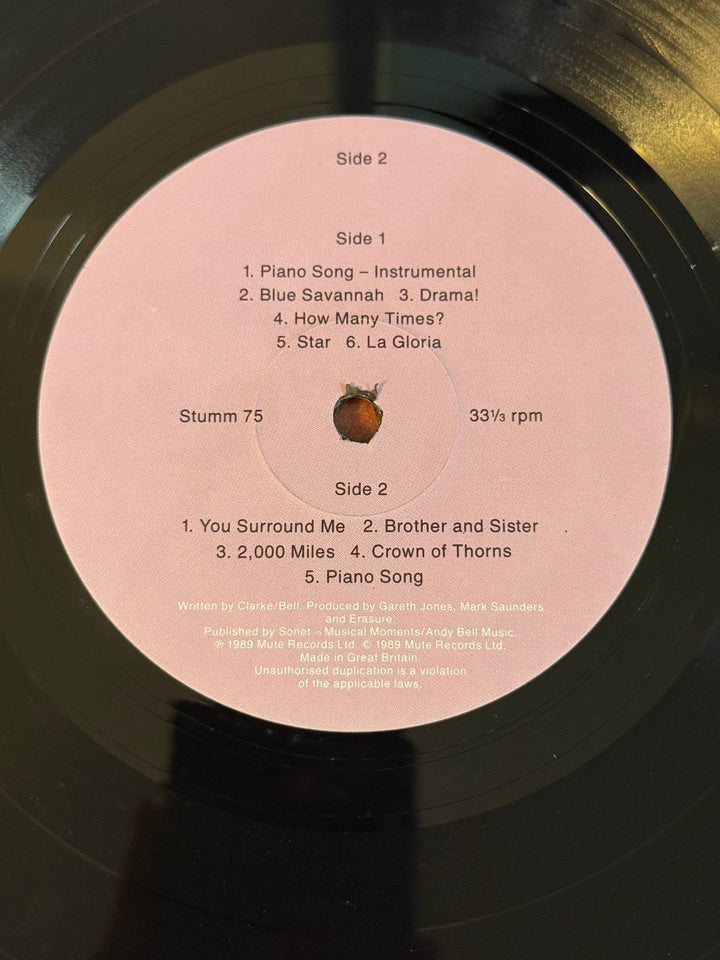 Erasure Wild! Vinyl Album