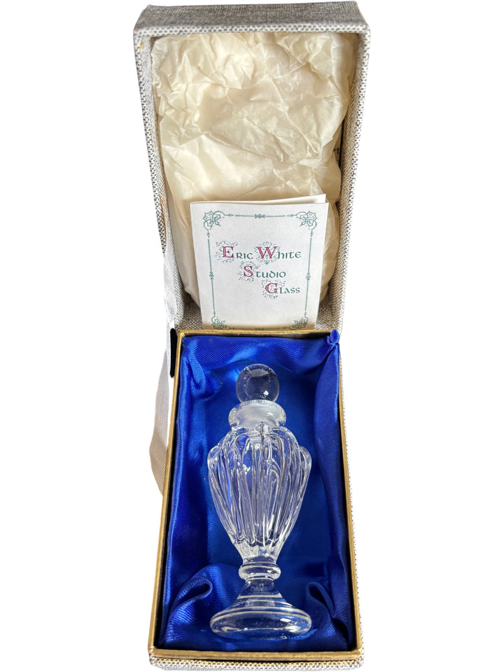 Eric White Studio Glass Collectable Glass Perfume Bottle with Box - Think Vintage Online Ltd