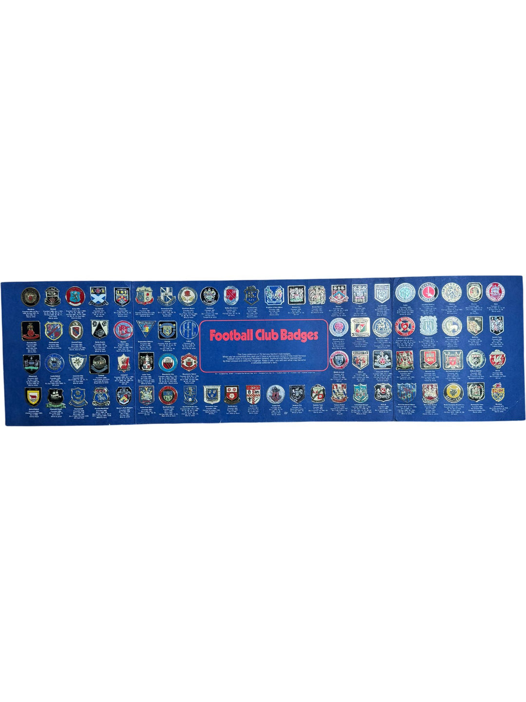 Esso Collection Of Football Club Badges - Think Vintage ltd