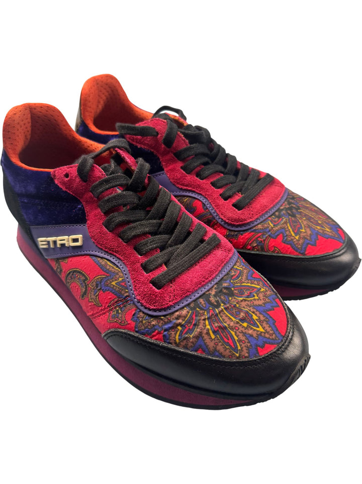 Etro Paisley Pattern Sneakers - Size 3.5 - Think Vintage ltd