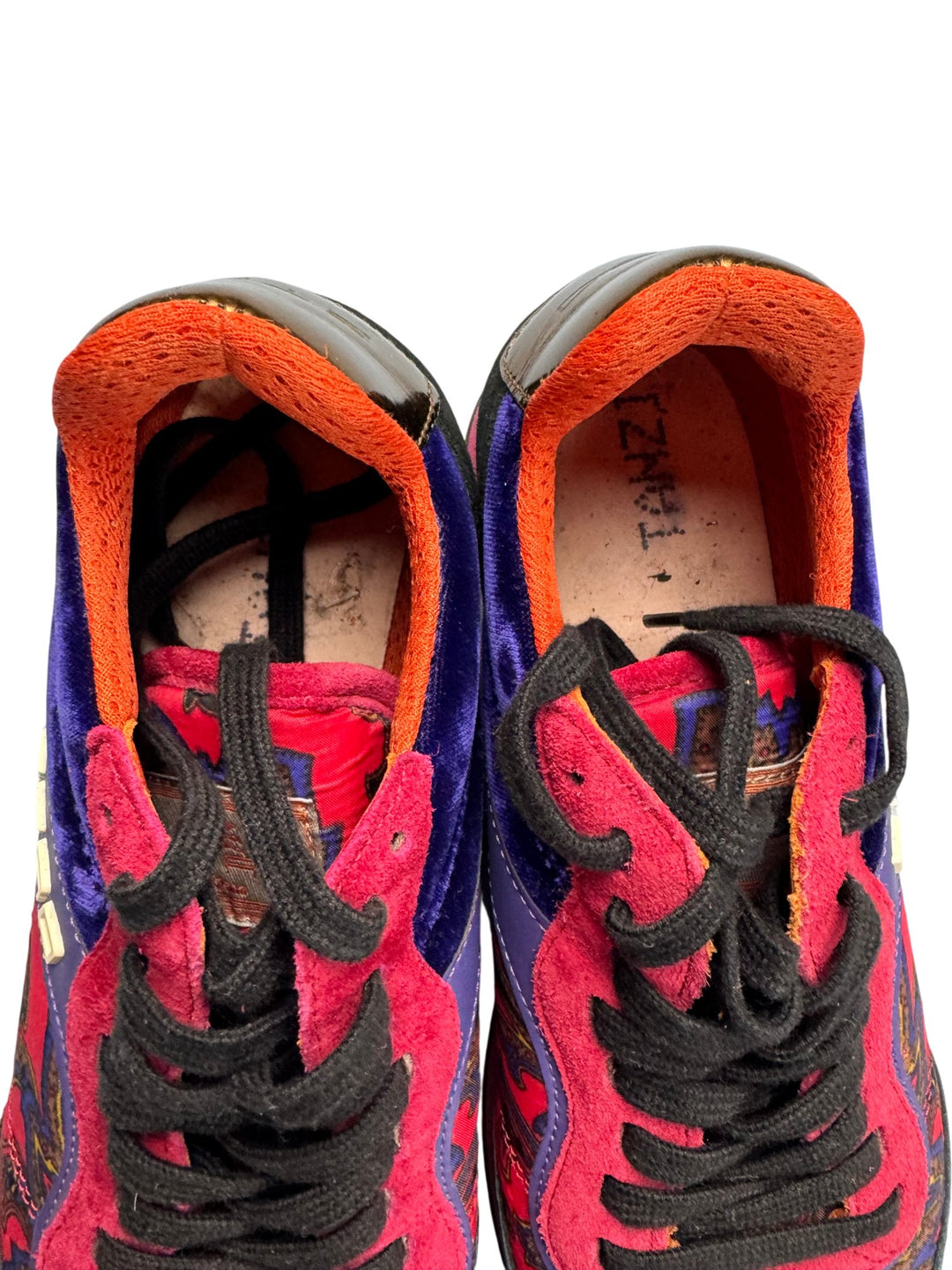 Etro Paisley Pattern Sneakers - Size 3.5 - Think Vintage ltd