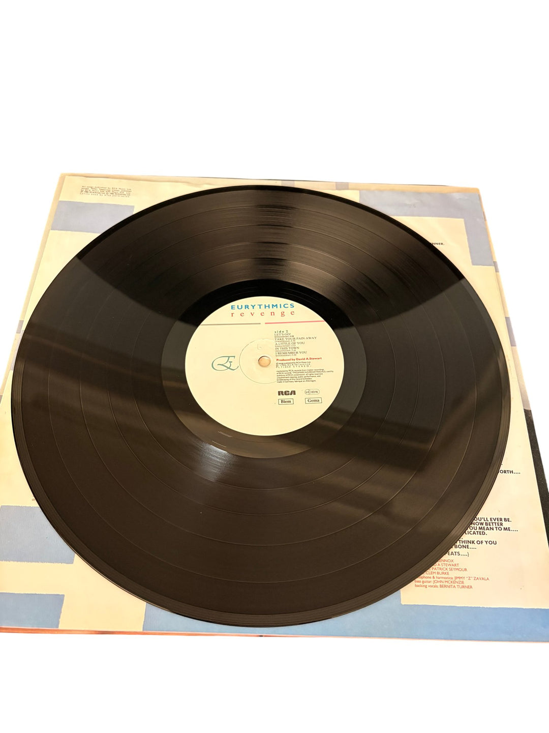 Eurythmics Revenge Vinyl Record - Good - Think Vintage ltd