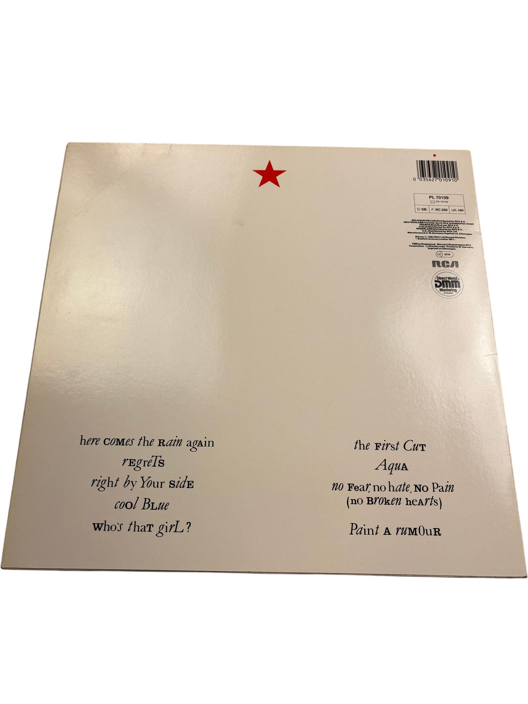 Eurythmics Touch Vinyl Album - Think Vintage