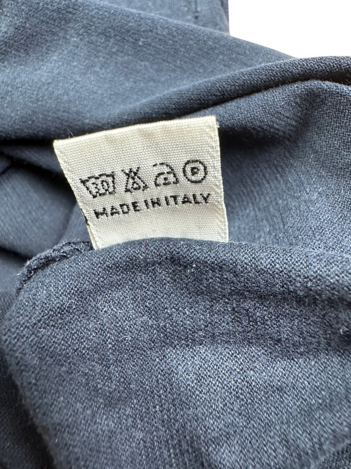 Evisu Navy Graphic T-Shirt - M - Think Vintage ltd