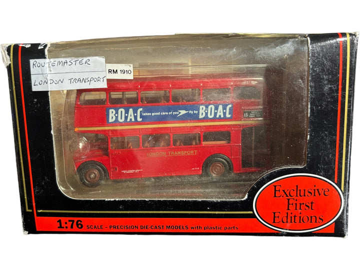 Exclusive First Editions Routemaster BOAC London Transport Bus RM 1910 - Think Vintage