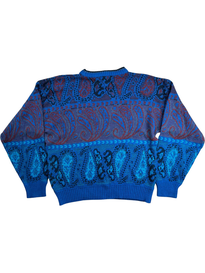 Explosive Saturdays Styling Patterned Sweater - L