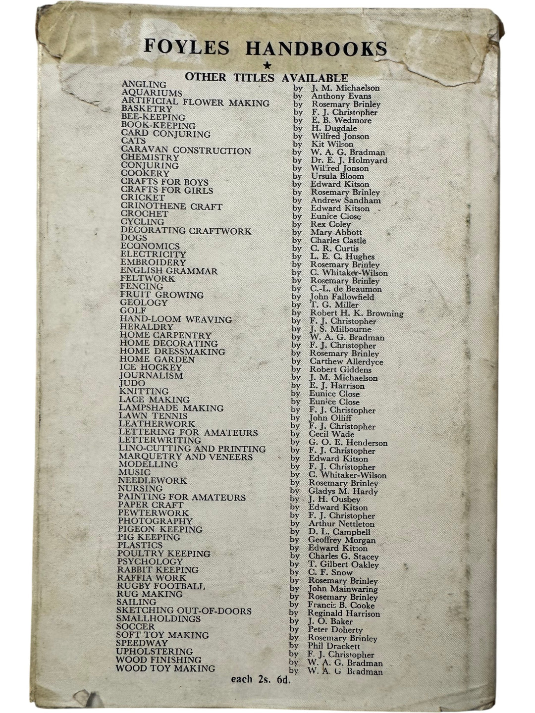 F. J. Christopher Lampshade Making Handbook - Think Vintage