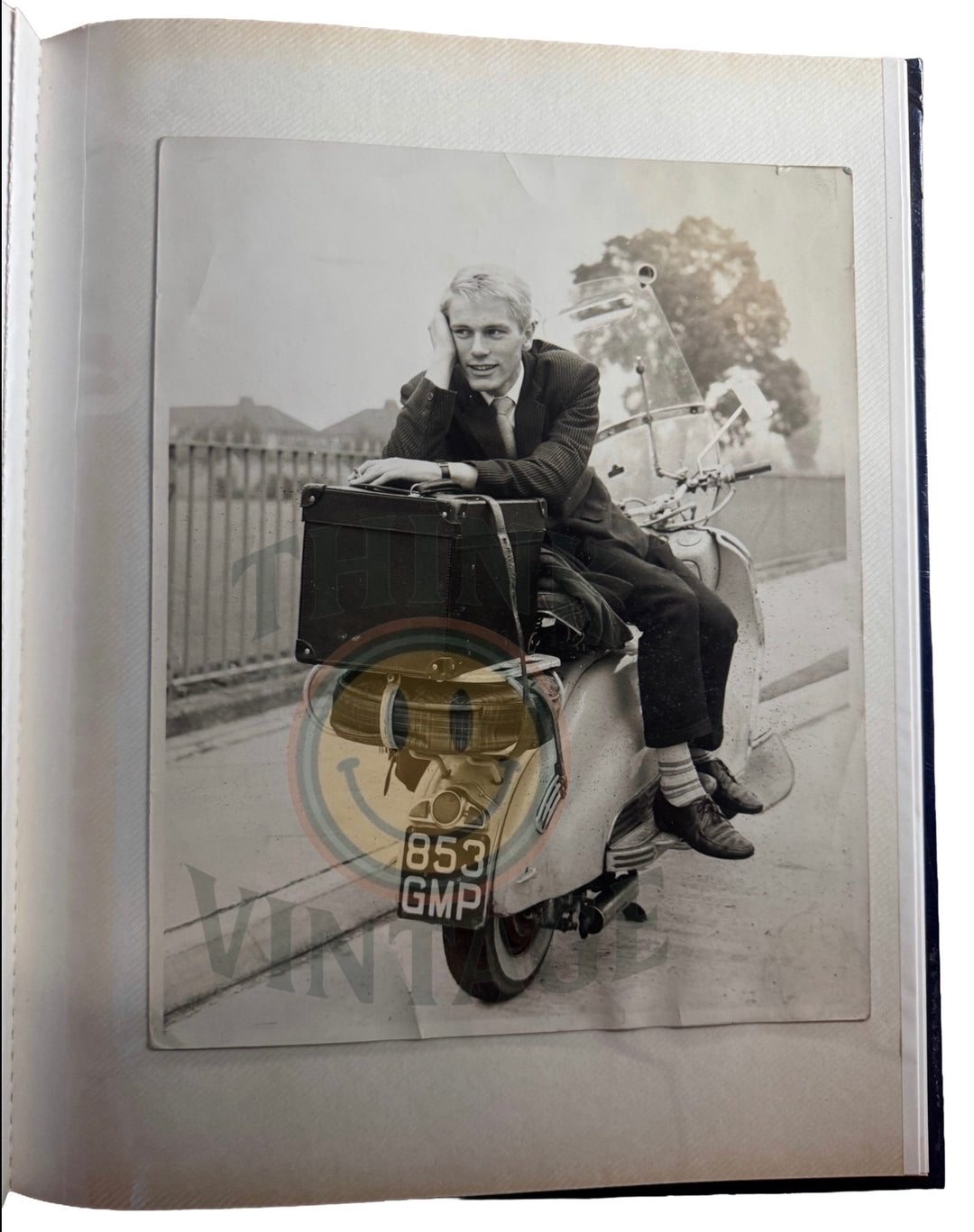 Collection of Vintage Scootering Photos & Cards
