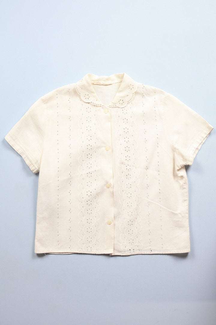 1950s Blouse with Peter Pan Collar