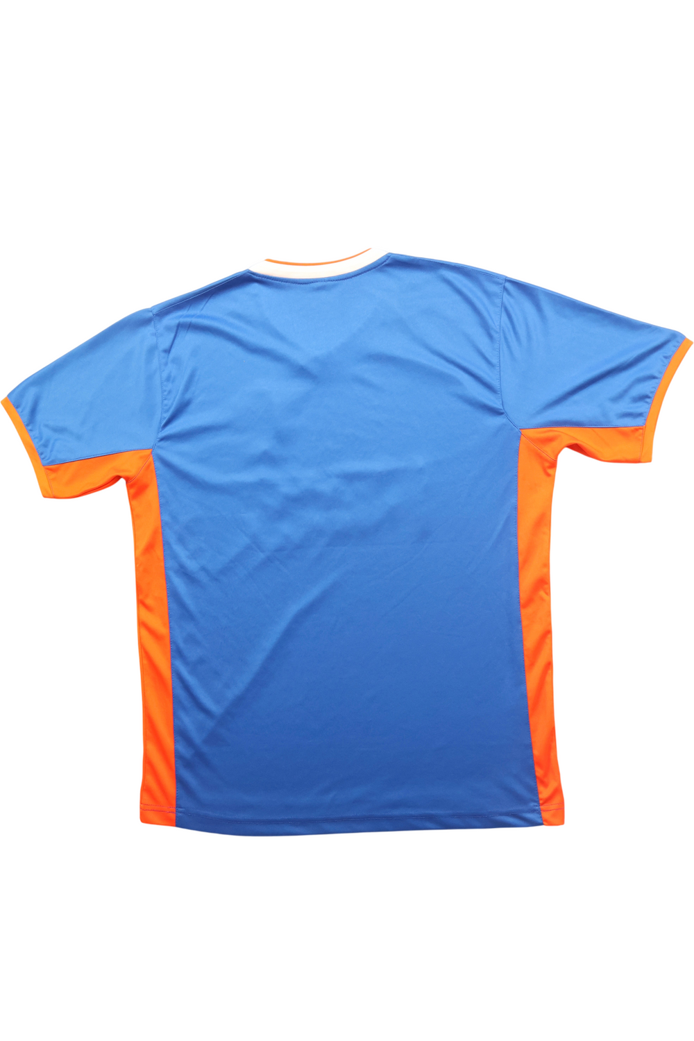 FC Goa Sports T-Shirt Blue and Orange - M - Think Vintage ltd