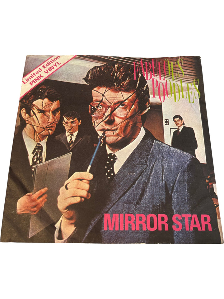 Fabulous Poodles Mirror Star Pink Vinyl 7" - Think Vintage ltd
