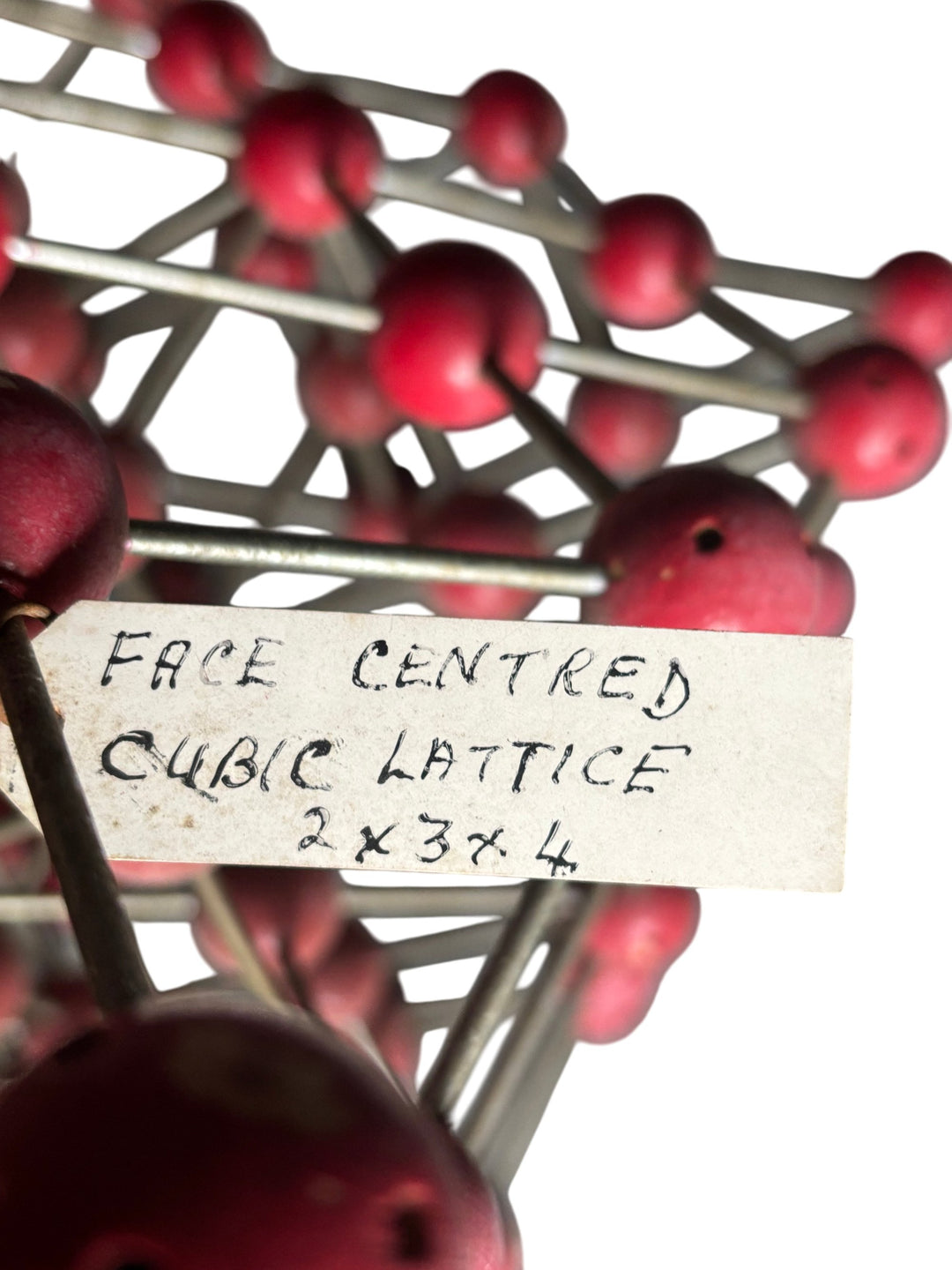 Face Centred Cubic Lattice Structure Educational Science Model - Think Vintage