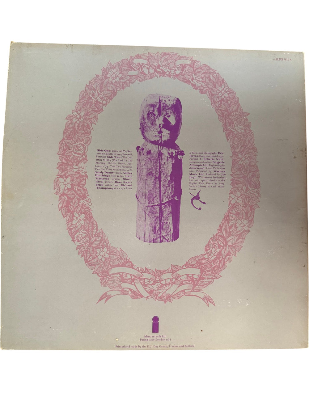 Fairport Convention Liege & Lief LP - Fair - Think Vintage ltd