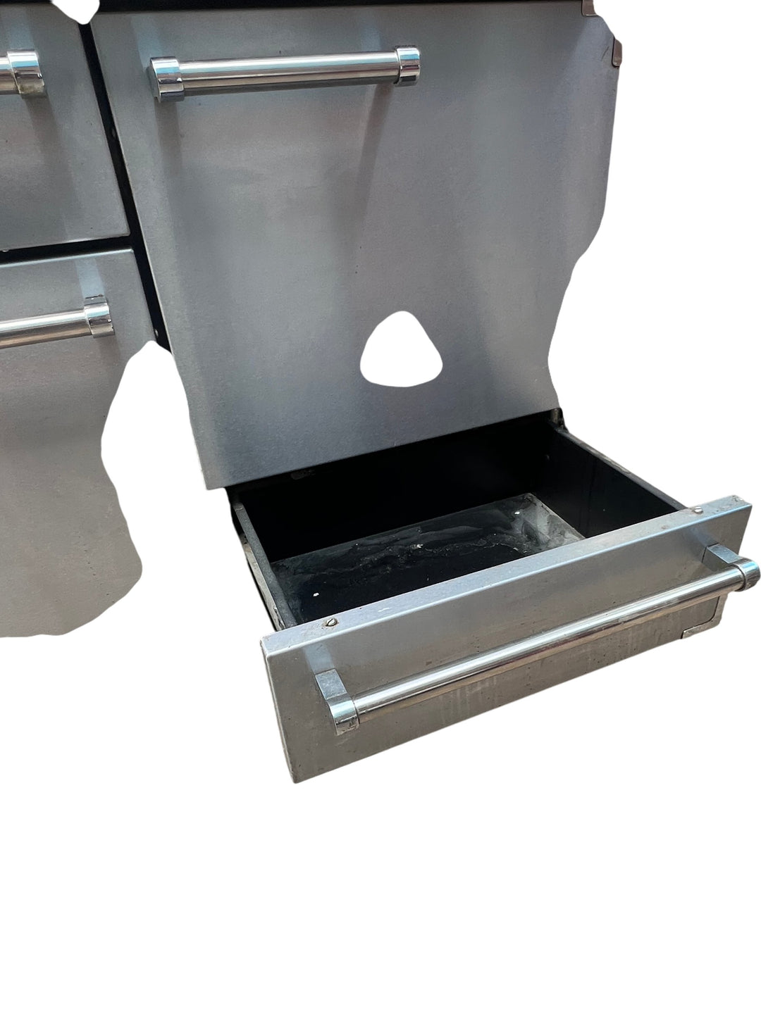 Falcon Stainless Steel Dual Fuel Range Cooker with 5 Burners - Think Vintage