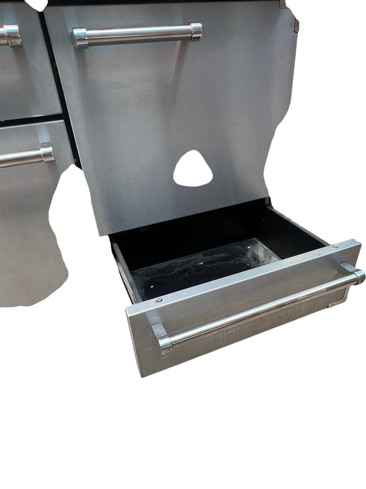 Falcon Stainless Steel Dual Fuel Range Cooker with 5 Burners - Think Vintage