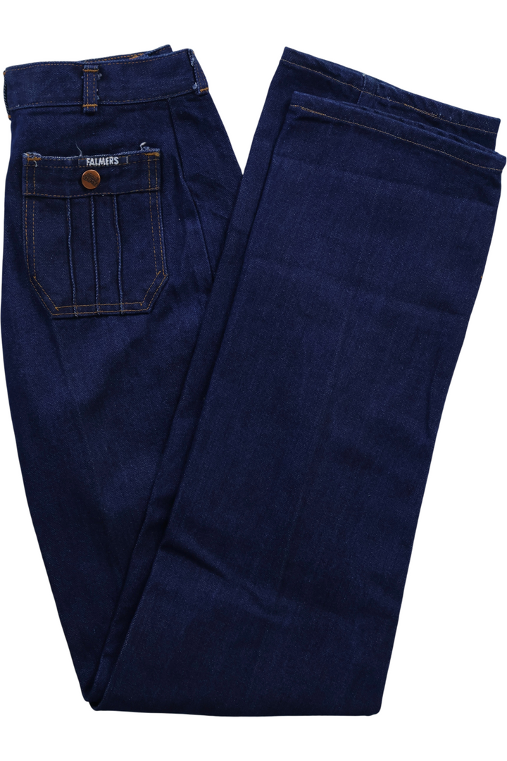 Falmer Dark Wash Denim Jeans - W26 L35 - Think Vintage